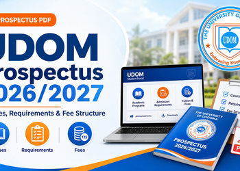 UDOM Prospectus PDF Courses, Requirements & Fee Structure