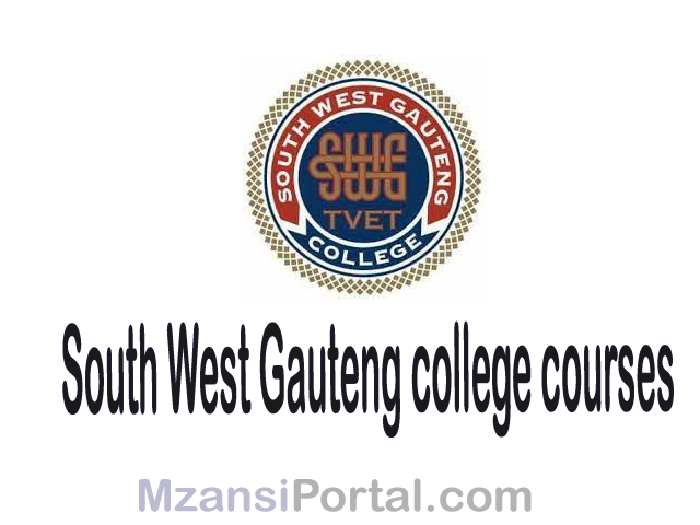 South West Gauteng College Courses 2024 South West Gauteng TVET   South West Gauteng 